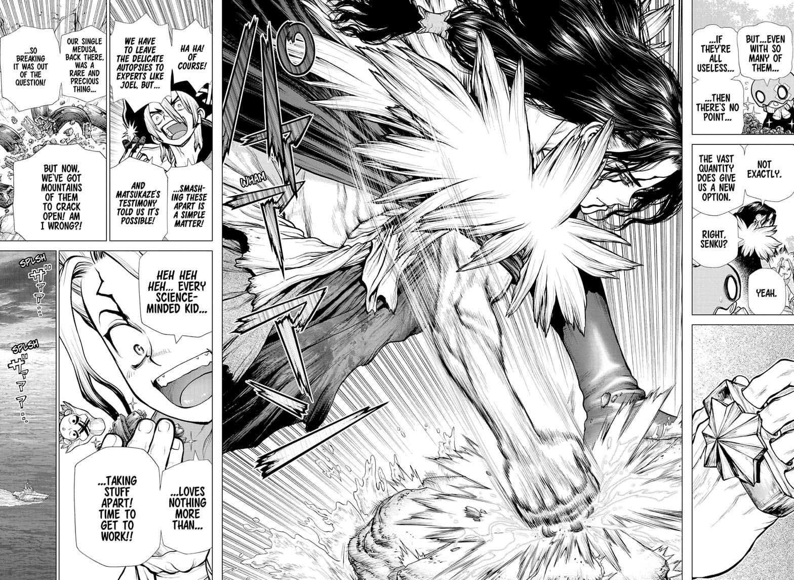 Dr. Stone Manga Chapter 181 page 8 - New World Science scene