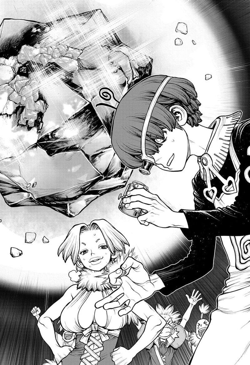 Dr. Stone Manga Chapter 182 page 16 - Diamond Heart scene