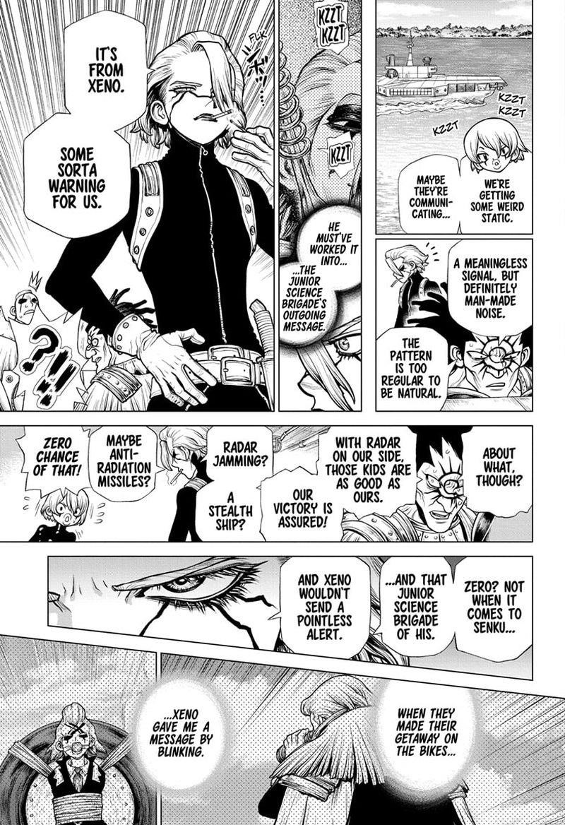 Dr. Stone Manga Chapter 183 page 11 - Stone Sanctuary scene