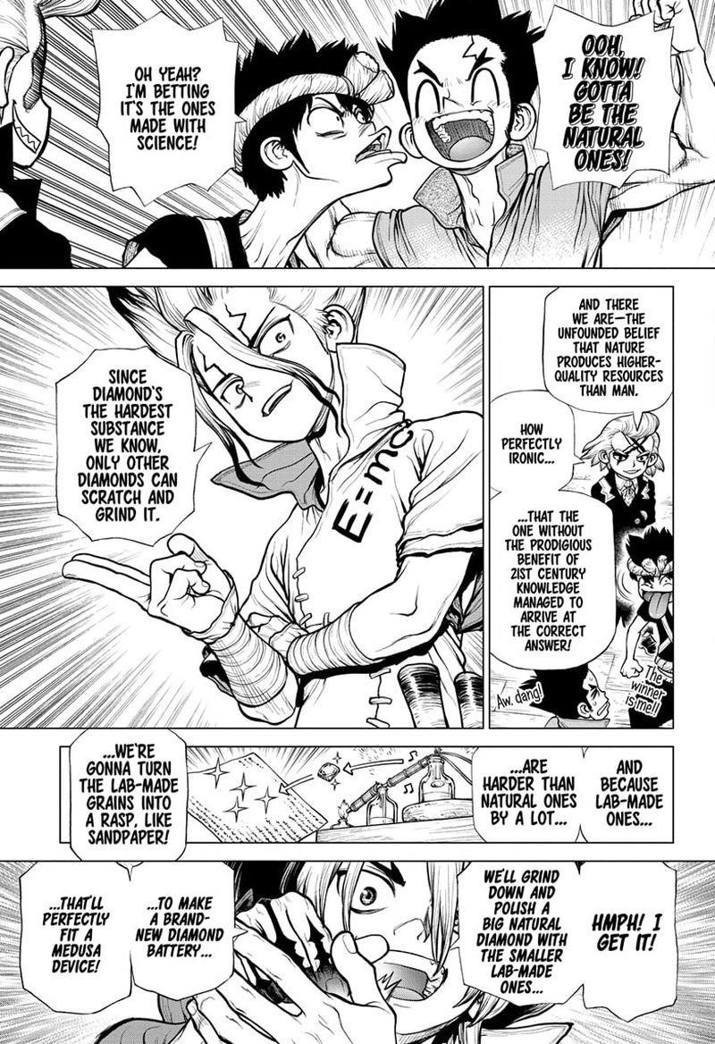 Dr. Stone Manga Chapter 183 page 4 - Stone Sanctuary scene