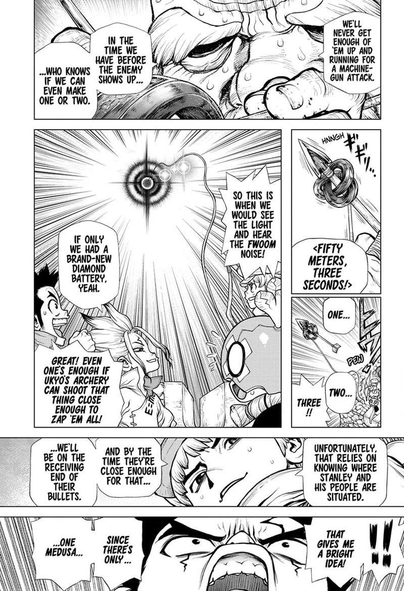 Dr. Stone Manga Chapter 184 page 13 - Fort Medusa scene