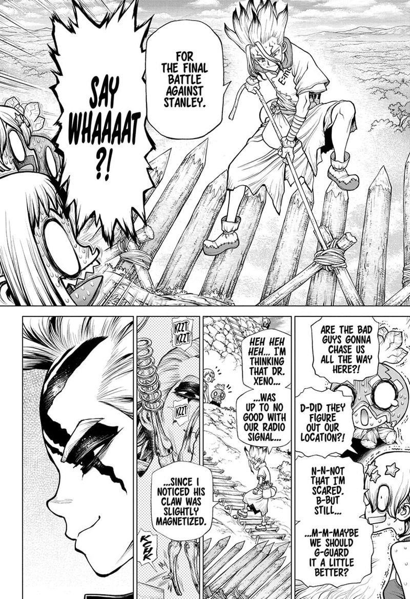 Dr. Stone Manga Chapter 184 page 6 - Fort Medusa scene