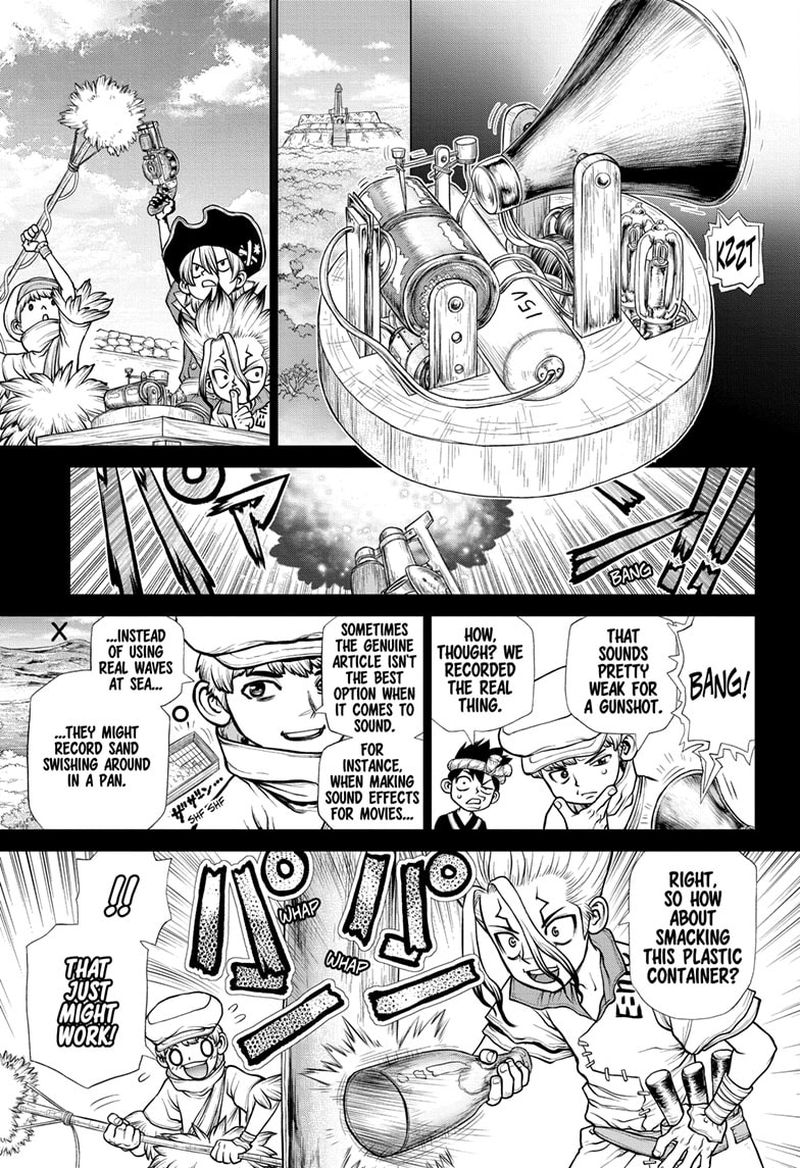 Dr. Stone Manga Chapter 187 page 6 - Cyber Guerilla scene