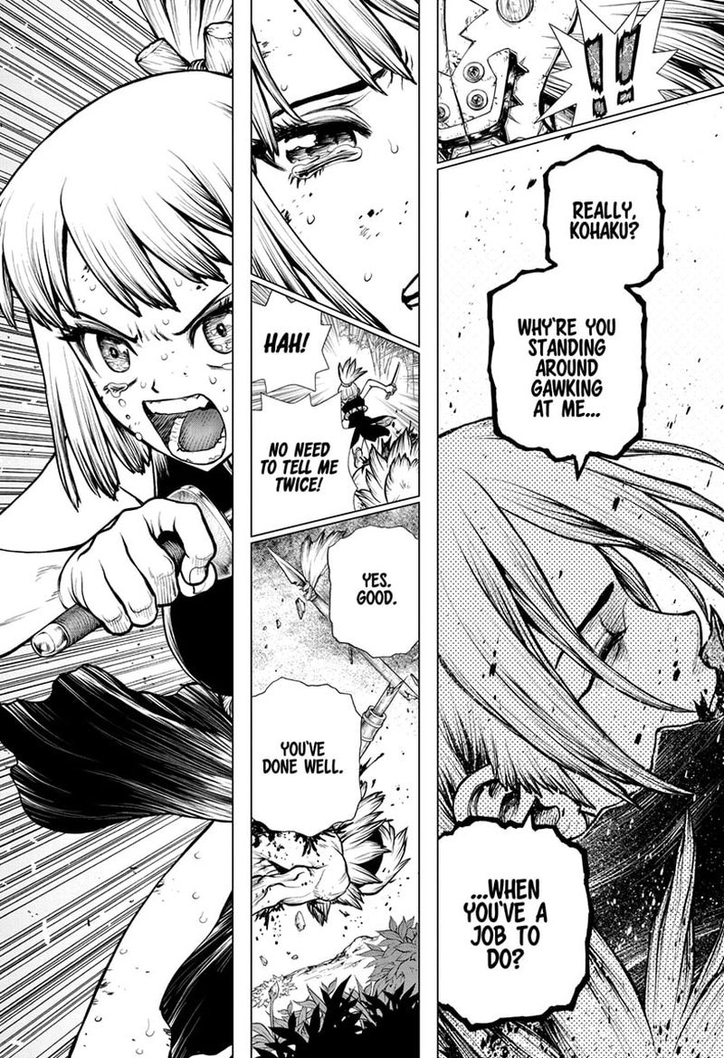 Dr. Stone Manga Chapter 188 page 11 - What I Once Sought to Destroy scene