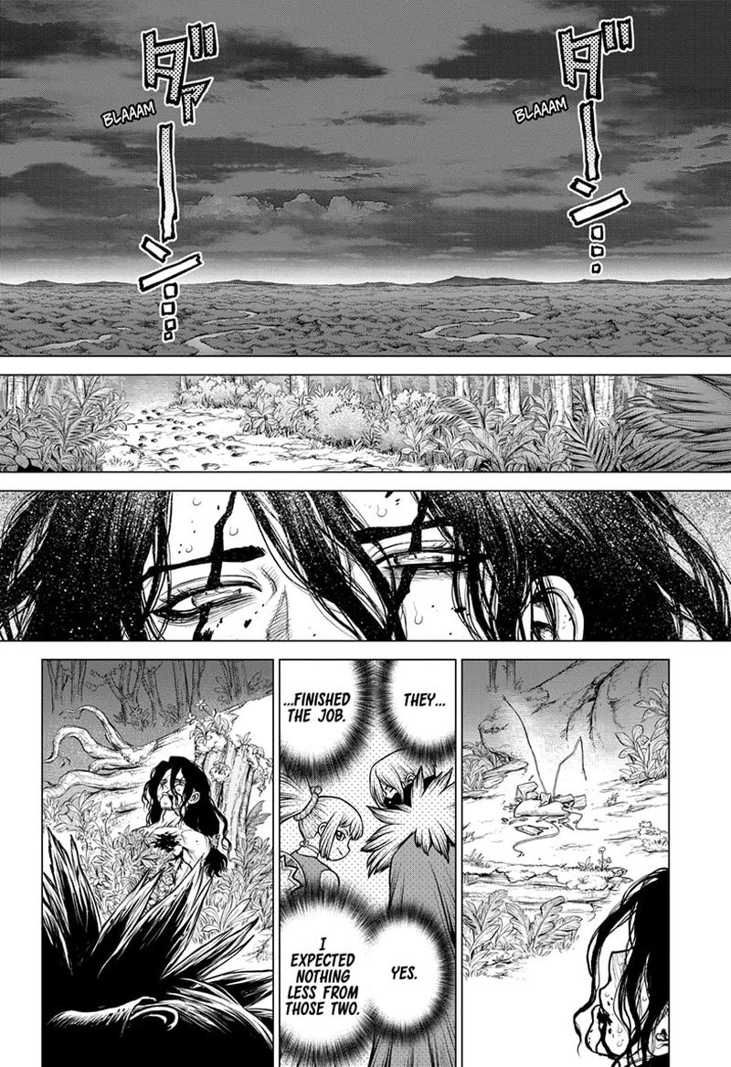 Dr. Stone Manga Chapter 188 page 13 - What I Once Sought to Destroy scene