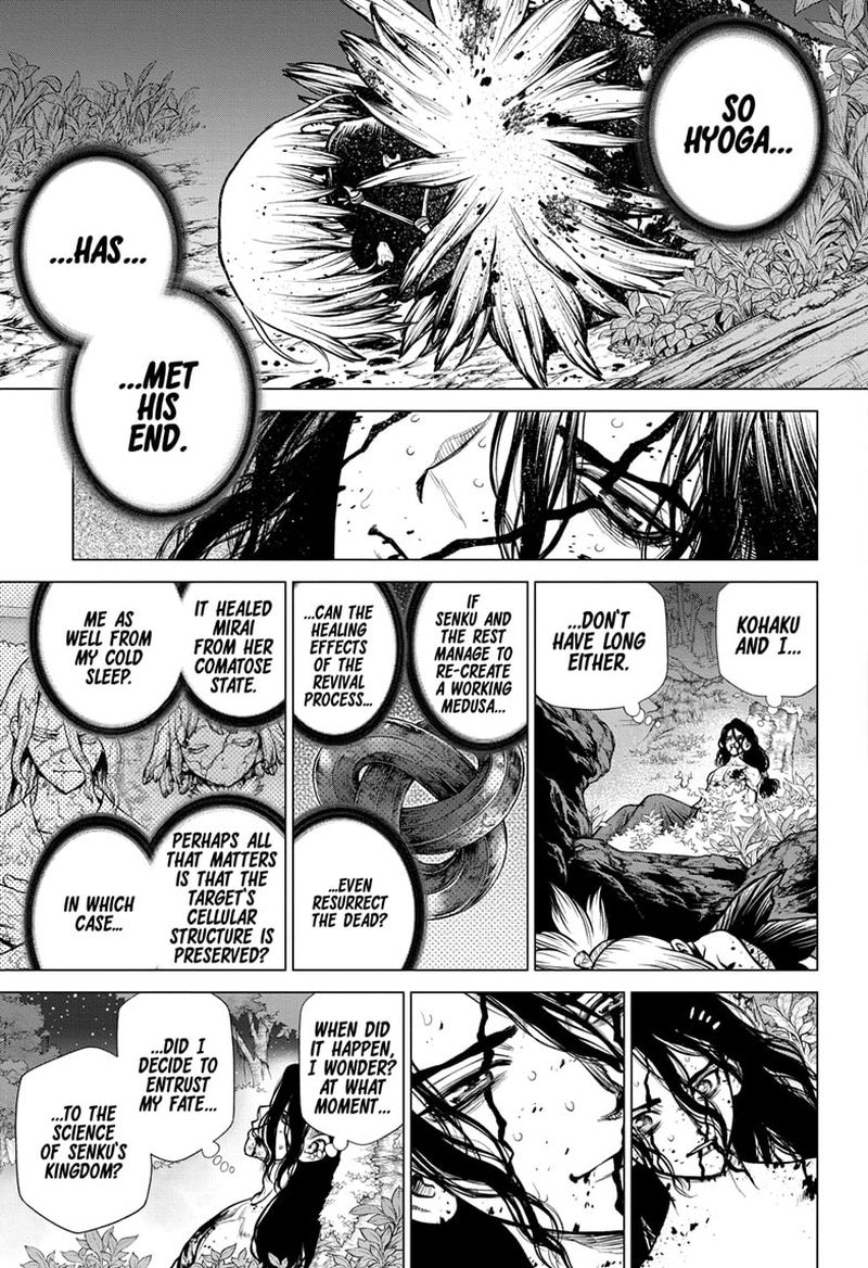 Dr. Stone Manga Chapter 188 page 14 - What I Once Sought to Destroy scene