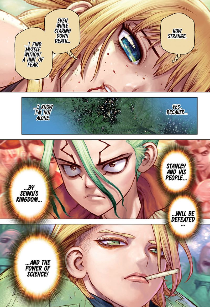 Dr. Stone Manga Chapter 189 page 1 - Our Dr. Stone scene