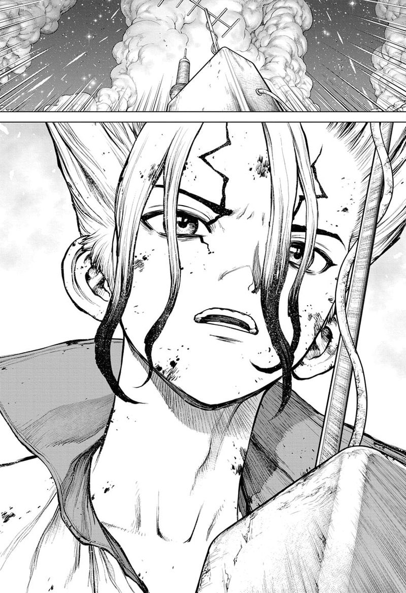 Dr. Stone Manga Chapter 190 page 15 - Science Transcends Life scene