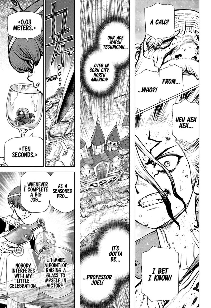 Dr. Stone Manga Chapter 190 page 4 - Science Transcends Life scene