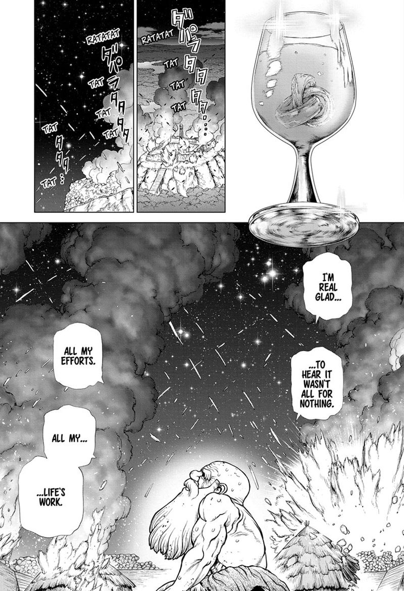 Dr. Stone Manga Chapter 190 page 9 - Science Transcends Life scene