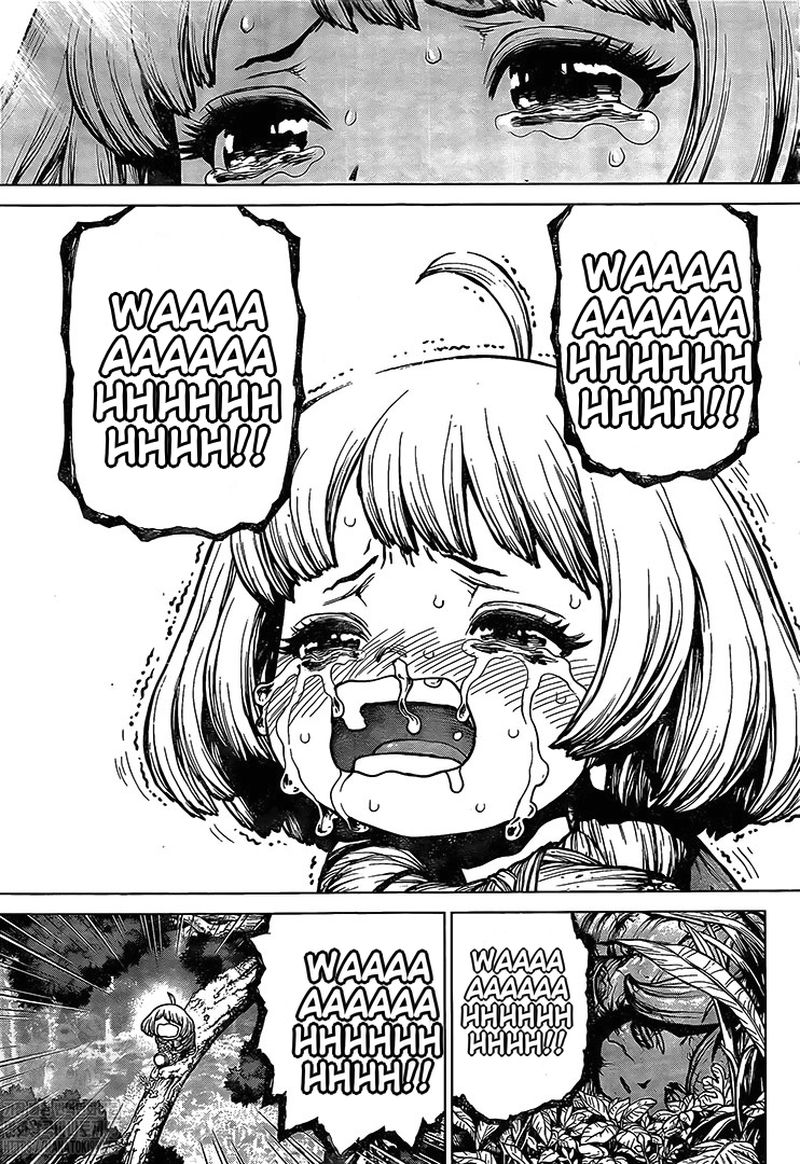 Dr. Stone Manga Chapter 194 page 12 - Homo Sapiens, All Alone scene