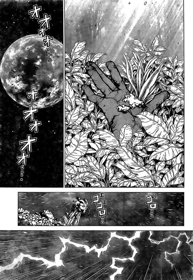 Dr. Stone Manga Chapter 194 page 5 - Homo Sapiens, All Alone scene