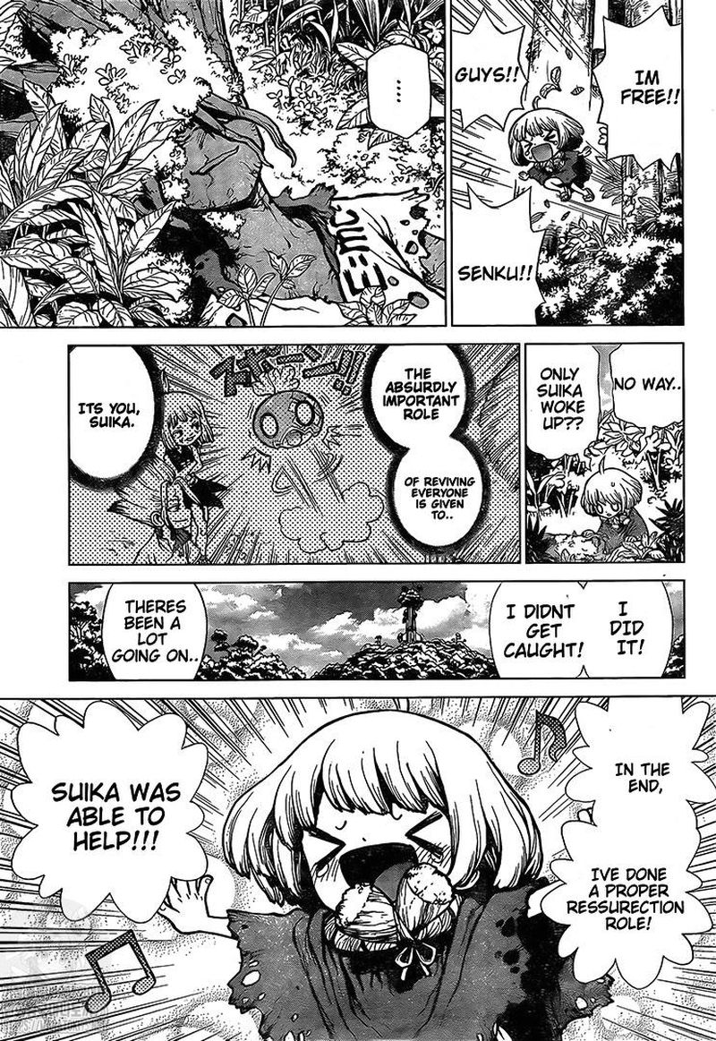 Dr. Stone Manga Chapter 194 page 8 - Homo Sapiens, All Alone scene