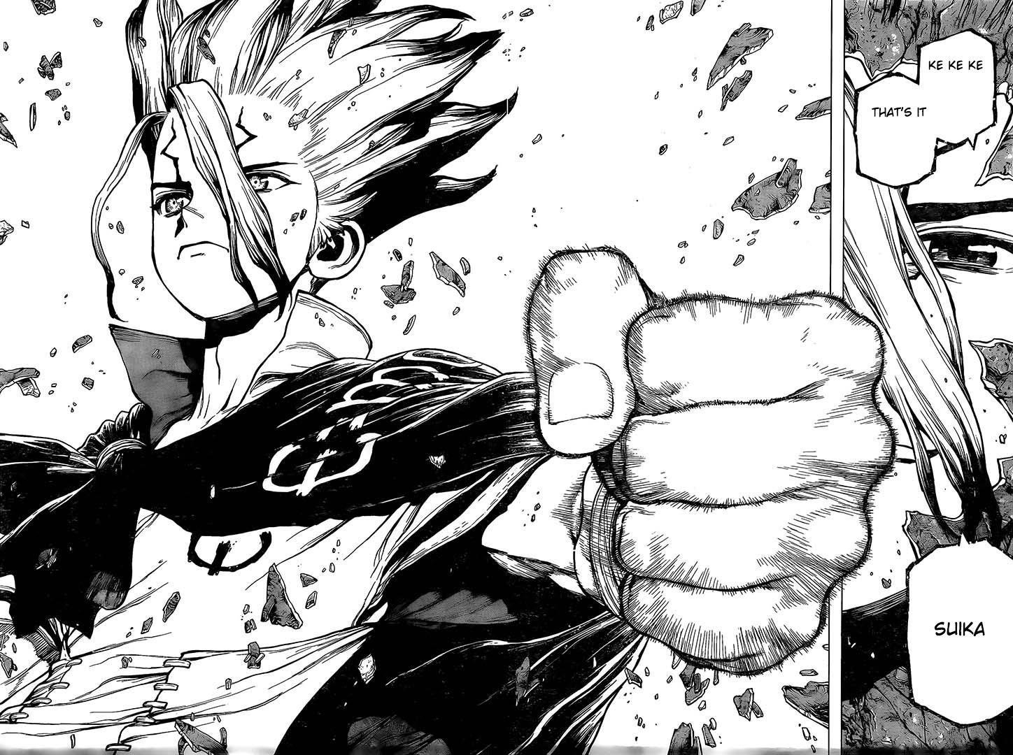 Dr. Stone Manga Chapter 196 page 16 - Scientist, All Alone scene