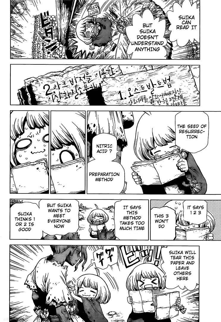 Dr. Stone Manga Chapter 196 page 3 - Scientist, All Alone scene