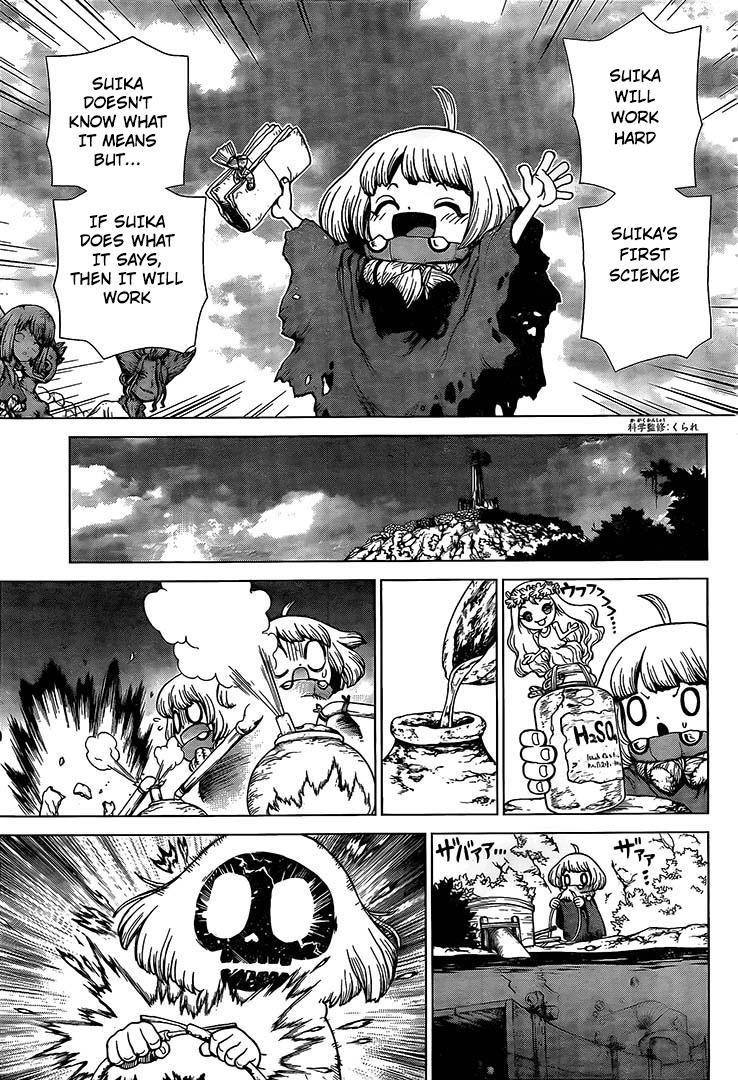 Dr. Stone Manga Chapter 196 page 4 - Scientist, All Alone scene
