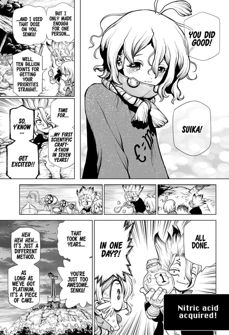 Dr. Stone Manga Chapter 197 page 3 - A Stony Eden and Its Forbidden Fruit scene