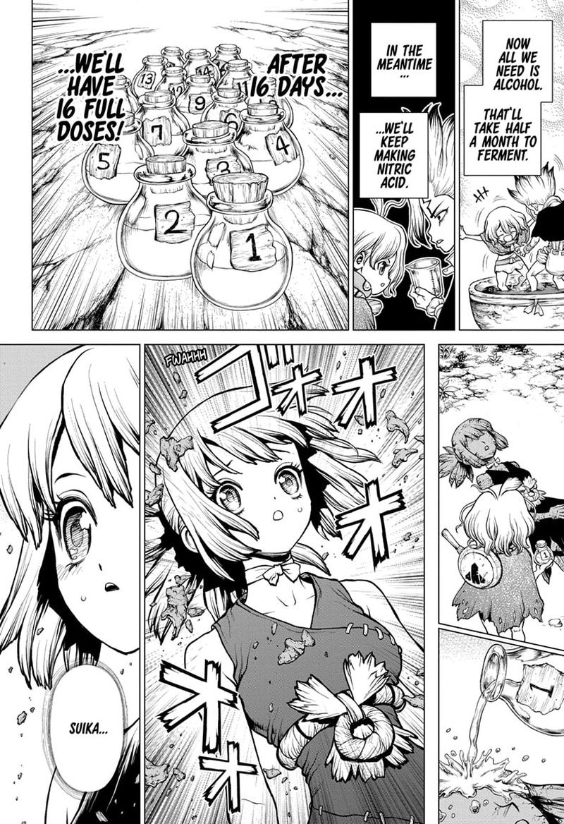 Dr. Stone Manga Chapter 197 page 4 - A Stony Eden and Its Forbidden Fruit scene