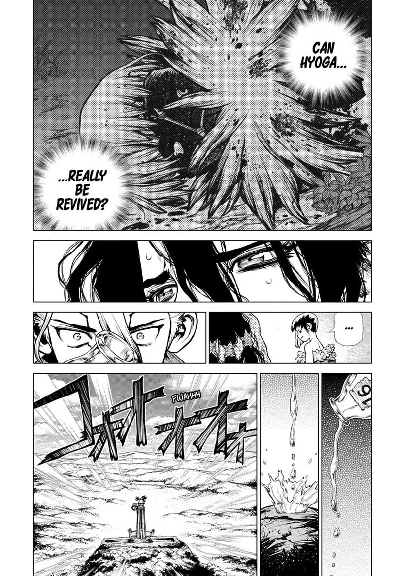 Dr. Stone Manga Chapter 197 page 9 - A Stony Eden and Its Forbidden Fruit scene