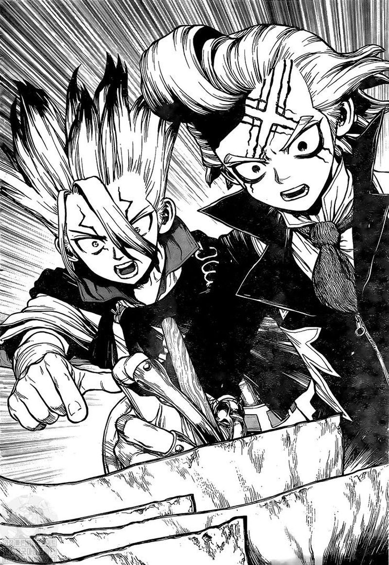 Dr. Stone Manga Chapter 198 page 15 - Whole New World scene