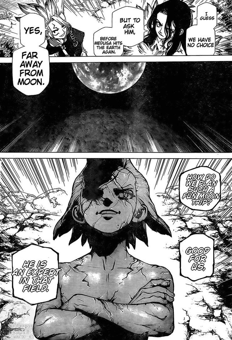 Dr. Stone Manga Chapter 198 page 4 - Whole New World scene