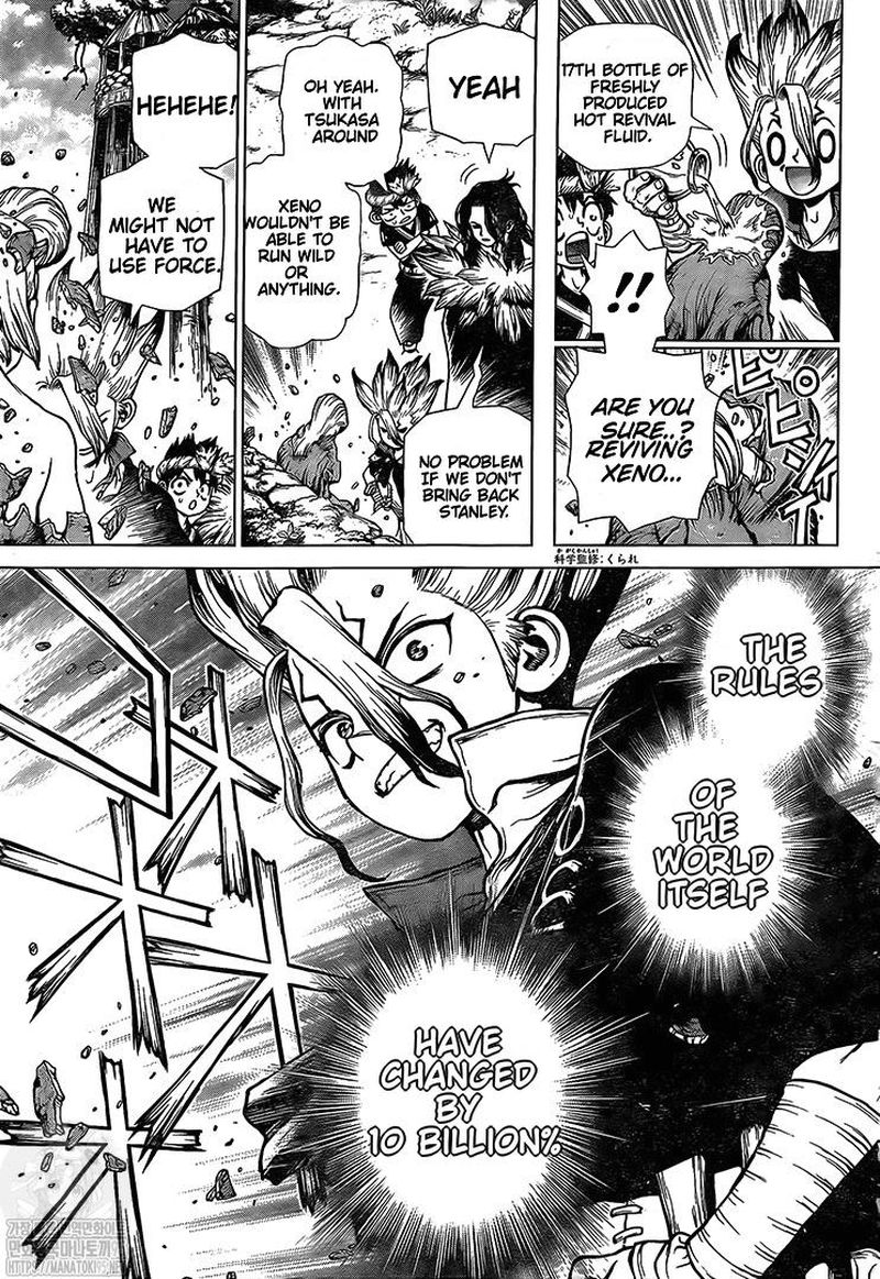 Dr. Stone Manga Chapter 198 page 5 - Whole New World scene