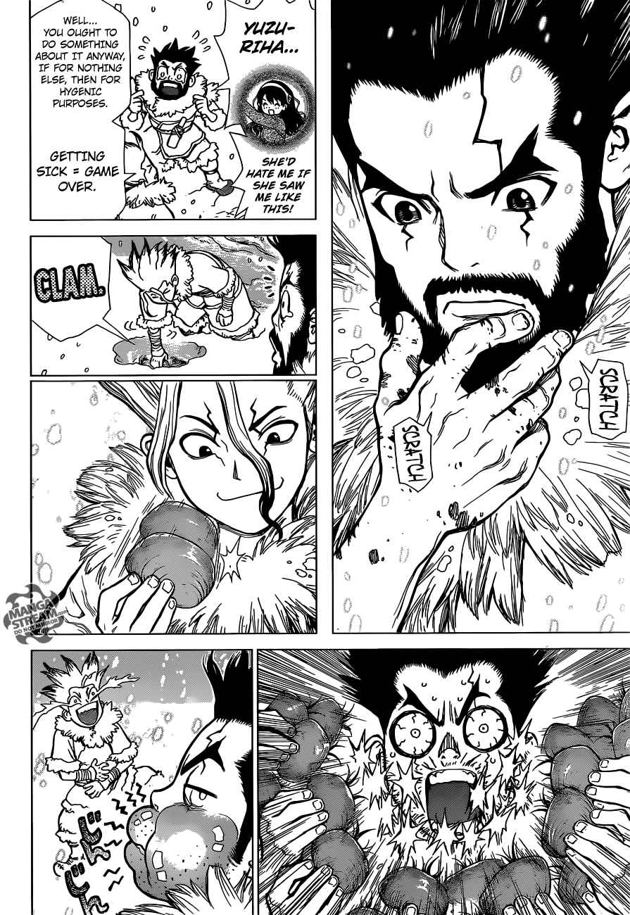 Dr. Stone Manga Chapter 2 page 18 - Fantasy vs Science scene