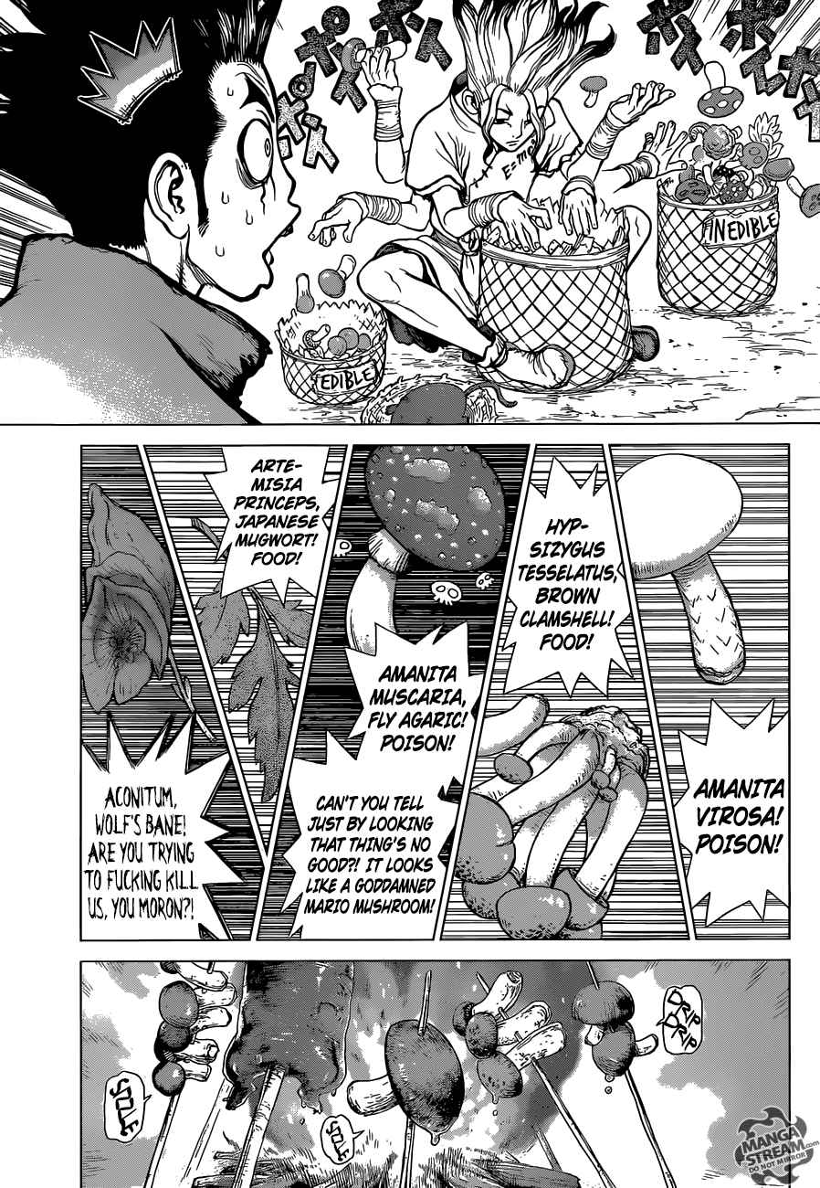 Dr. Stone Manga Chapter 2 page 3 - Fantasy vs Science scene