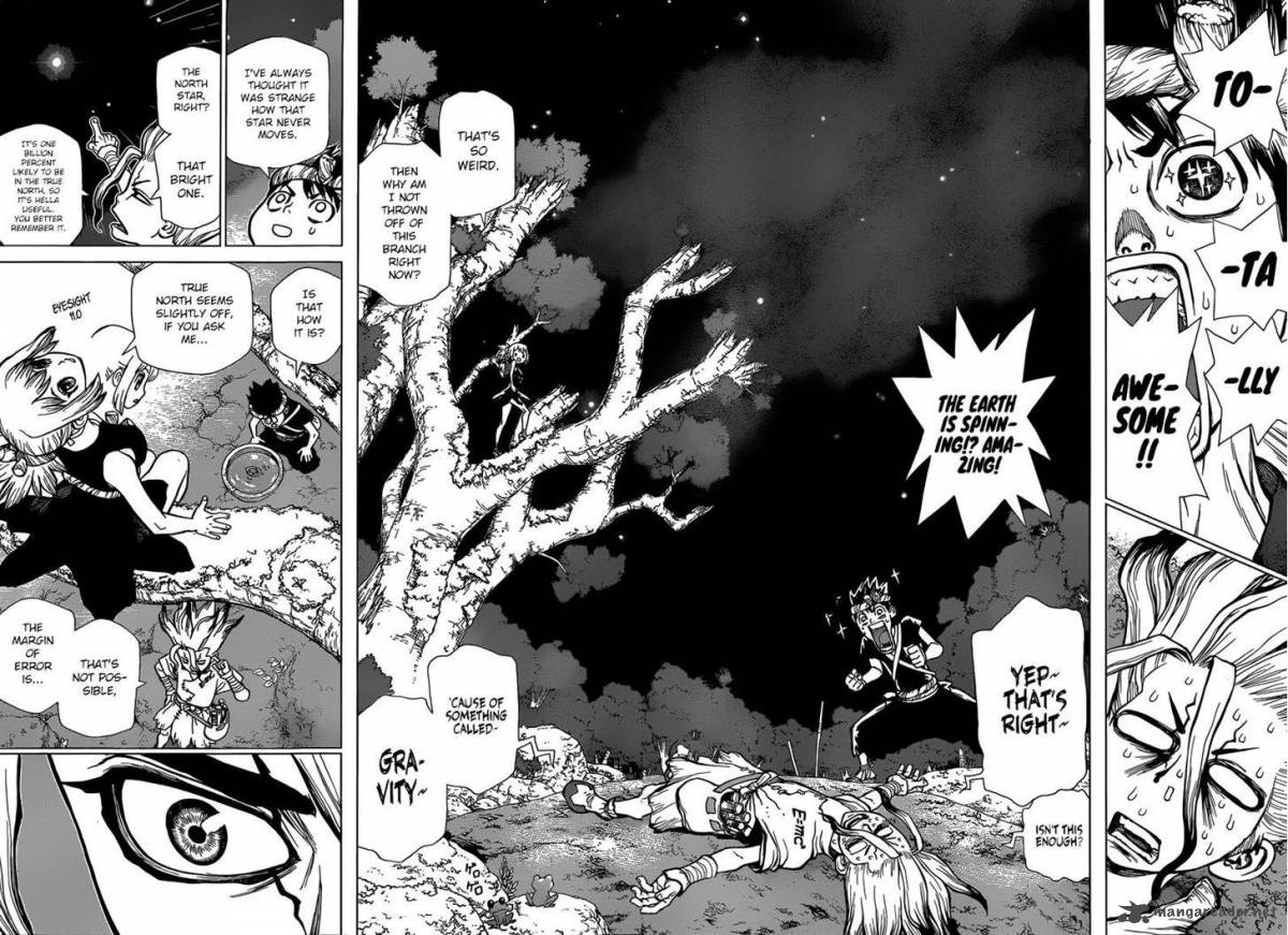 Dr. Stone Manga Chapter 20 page 10 - Stone Road scene
