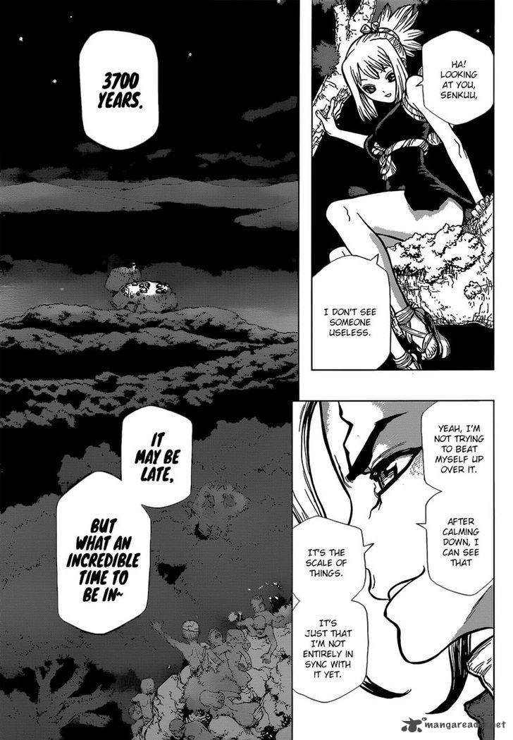 Dr. Stone Manga Chapter 20 page 12 - Stone Road scene