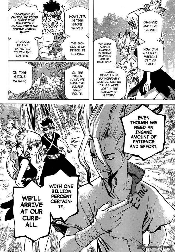 Dr. Stone Manga Chapter 20 page 7 - Stone Road scene