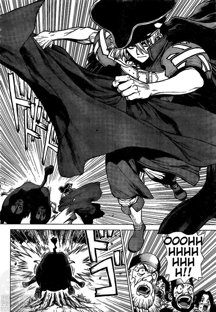 Dr. Stone Manga Chapter 202 page 11 - Ryusui Corp. scene