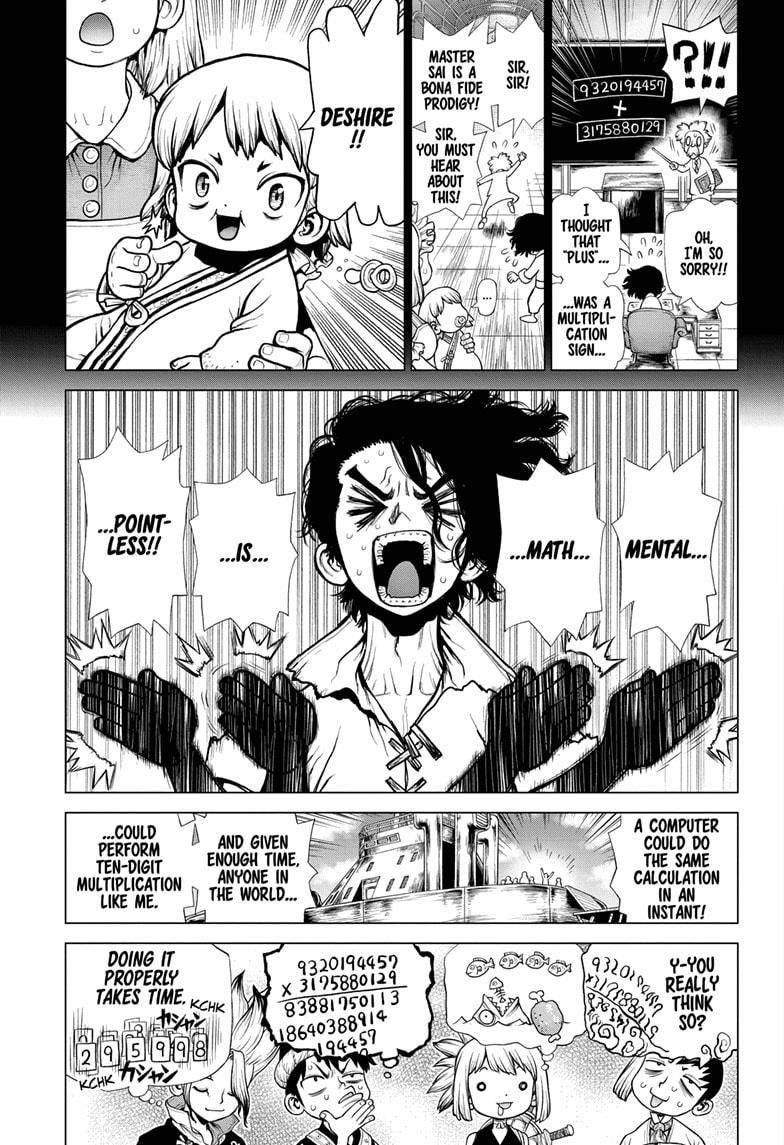 Dr. Stone Manga Chapter 205 page 3 - Universe of Zeroes and Ones scene
