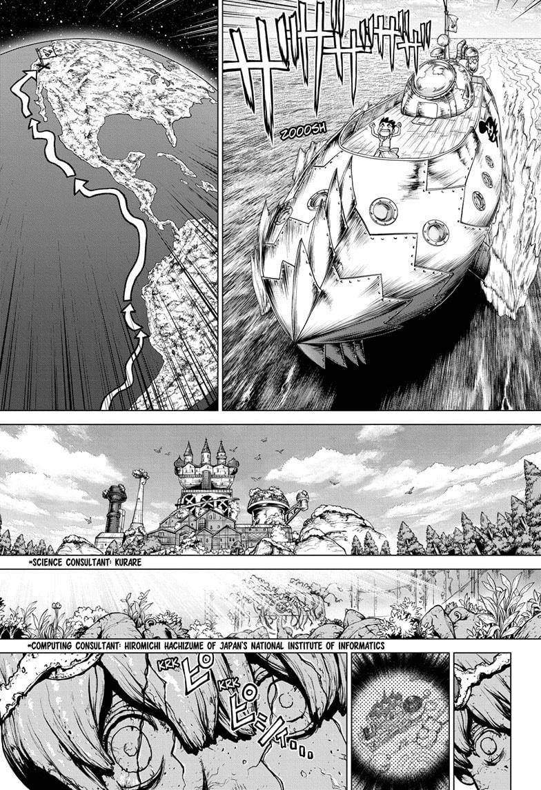 Dr. Stone Manga Chapter 206 page 4 - Dawn of the Computer scene