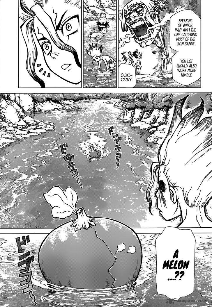 Dr. Stone Manga Chapter 21 page 3 - Dawn of Iron scene