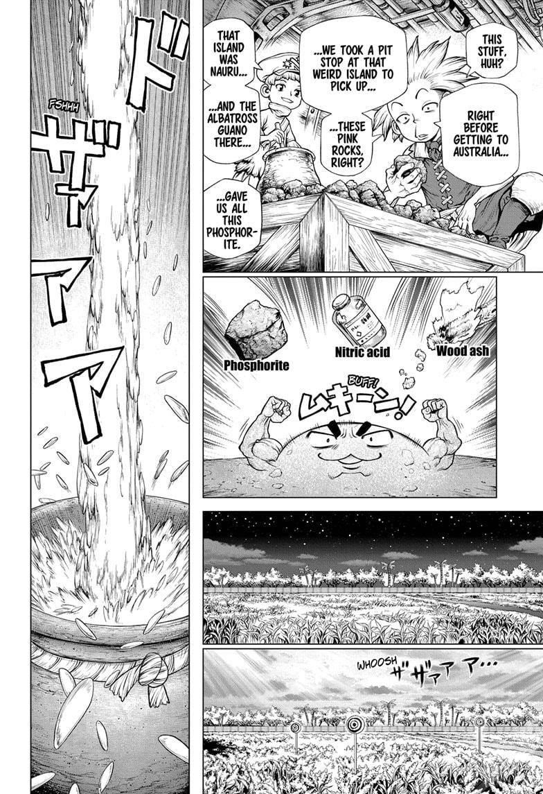Dr. Stone Manga Chapter 211 page 11 - World Tour for Resources scene