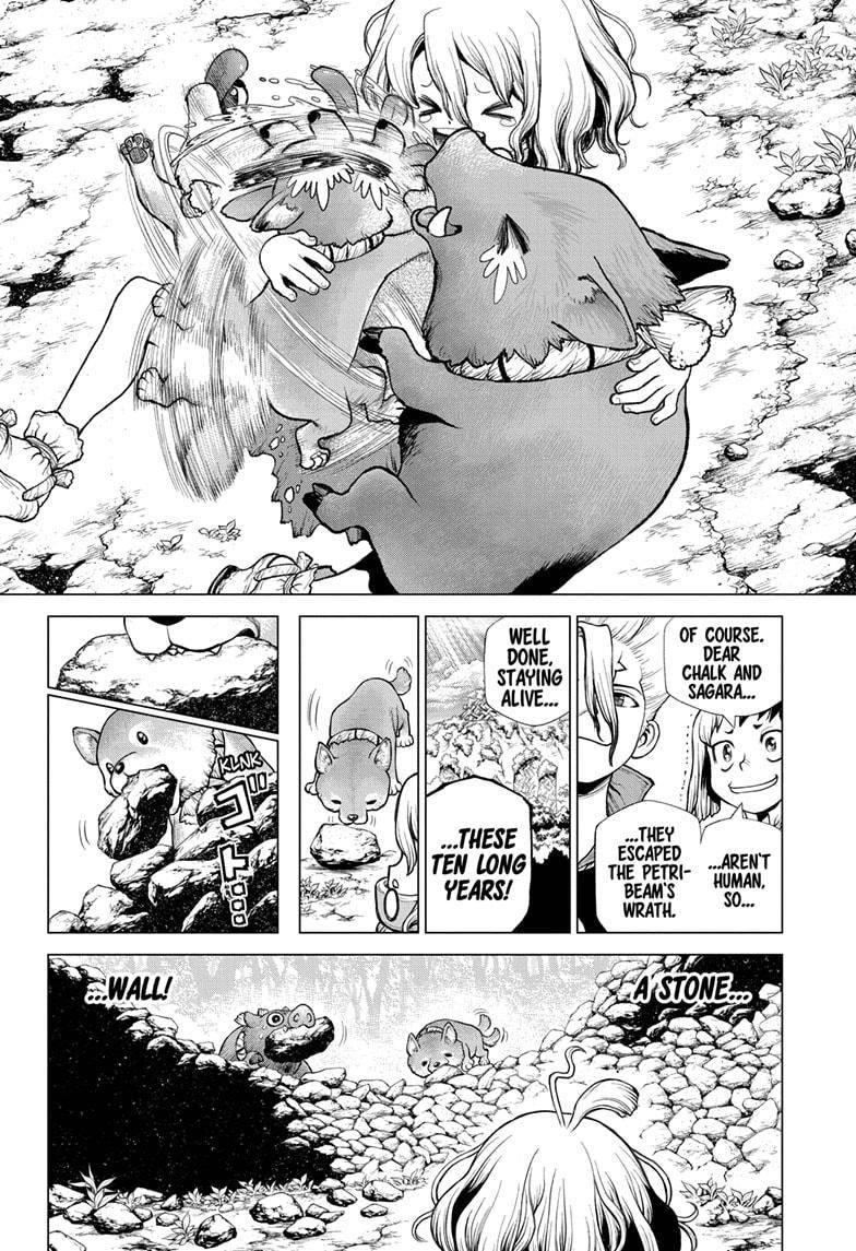 Dr. Stone Manga Chapter 212 page 11 - Final Part: Stone to Space scene