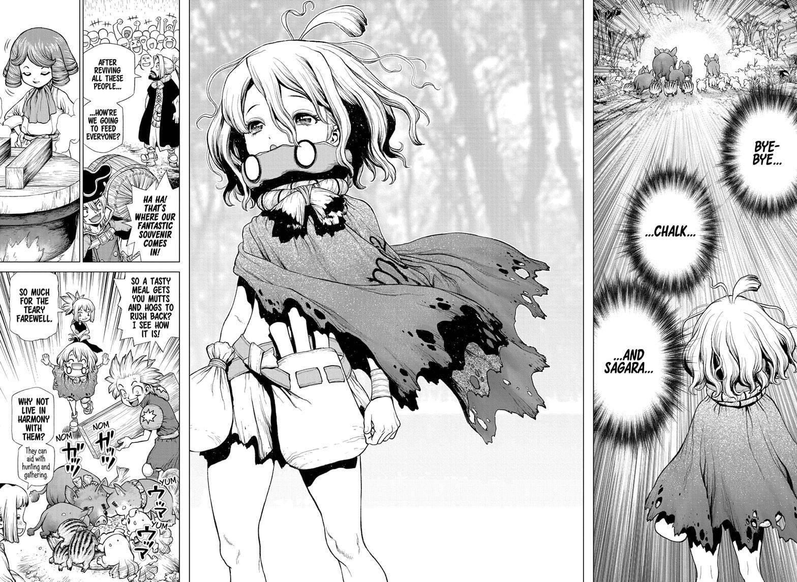 Dr. Stone Manga Chapter 212 page 13 - Final Part: Stone to Space scene