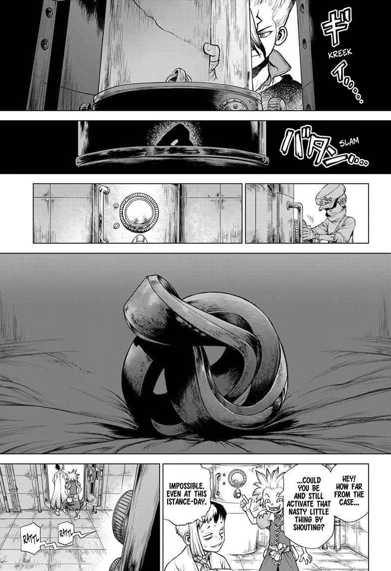 Dr. Stone Manga Chapter 213 page 16 - Unknown Known scene