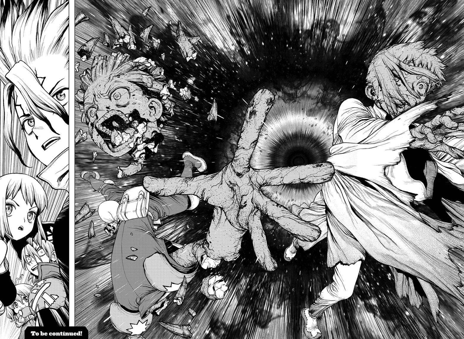 Dr. Stone Manga Chapter 213 page 19 - Unknown Known scene