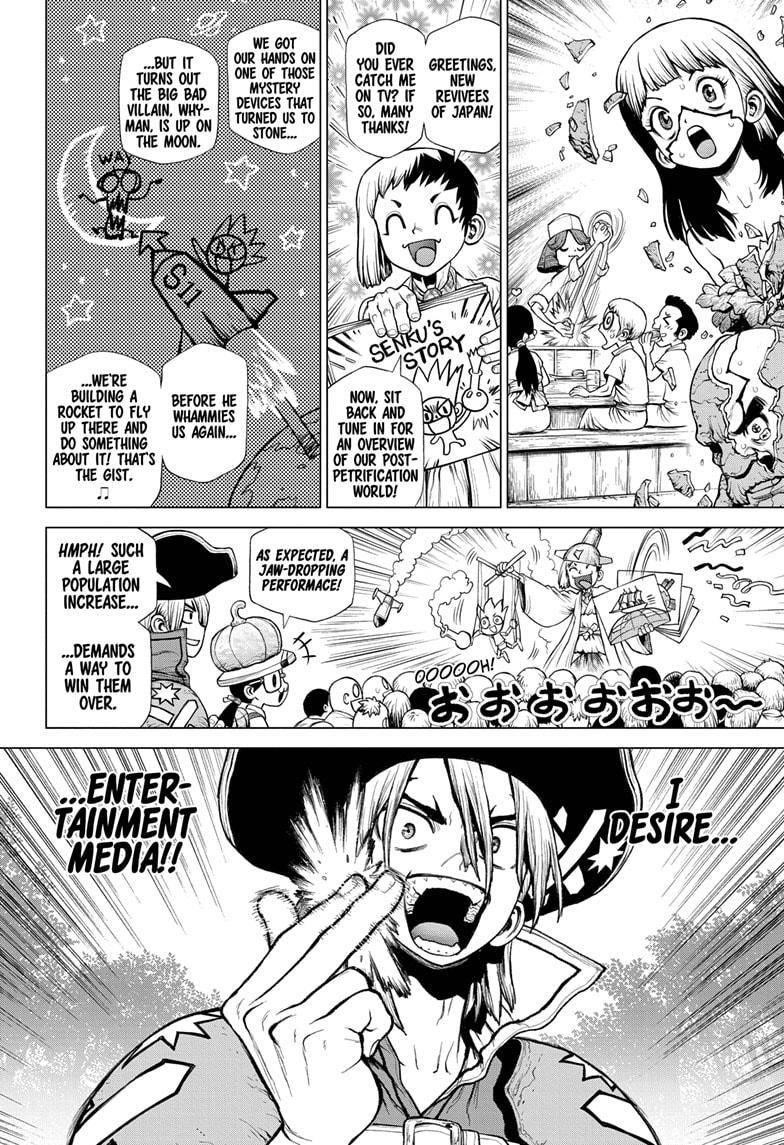 Dr. Stone Manga Chapter 213 page 4 - Unknown Known scene