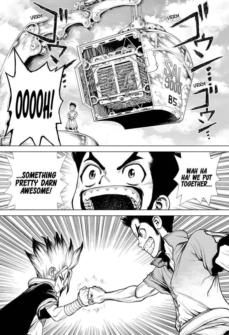 Dr. Stone Manga Chapter 213 page 8 - Unknown Known scene
