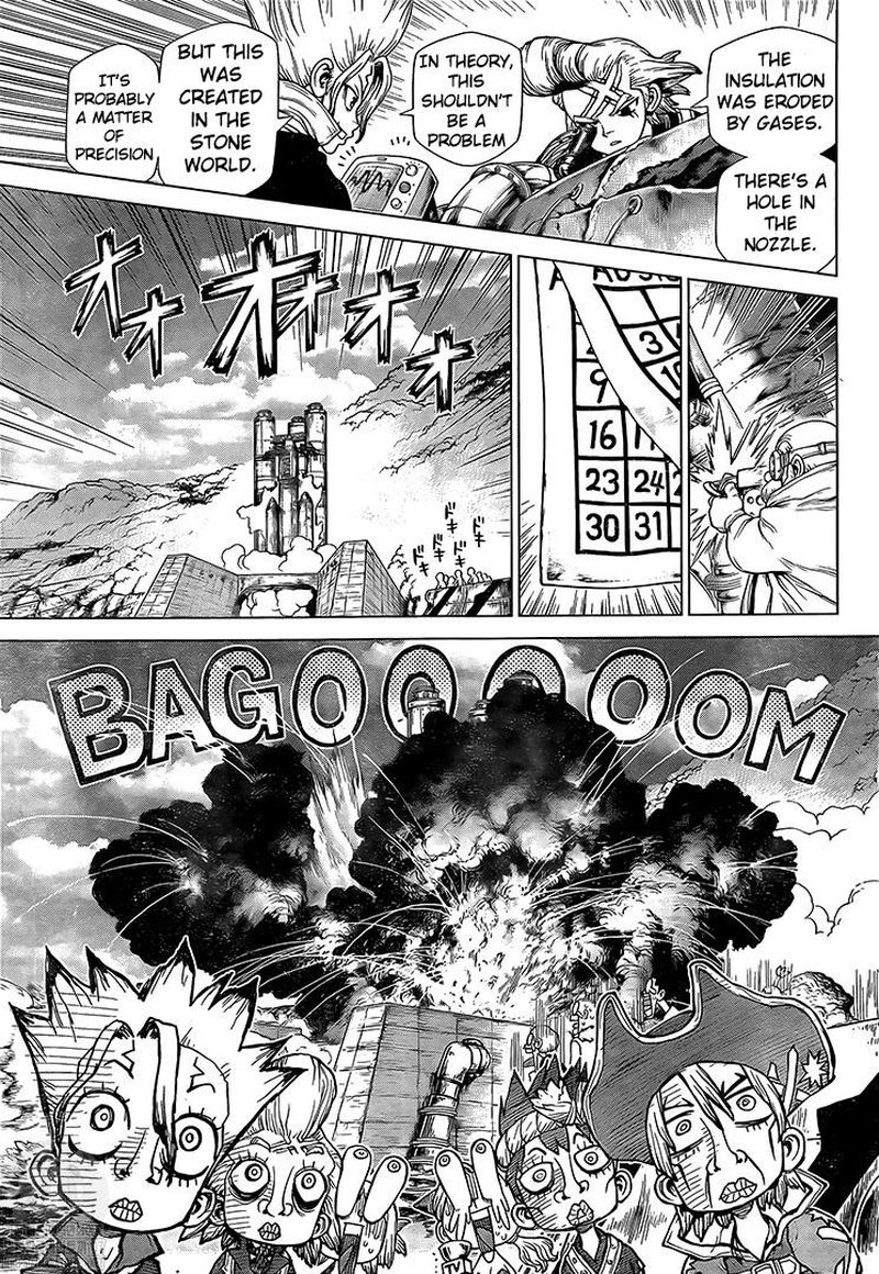 Dr. Stone Manga Chapter 215 page 13 - Long, Long Road scene