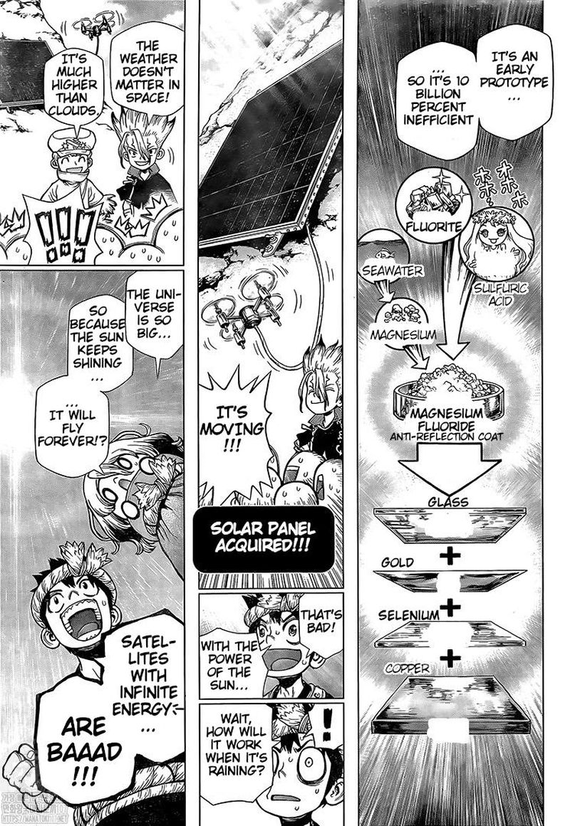 Dr. Stone Manga Chapter 215 page 5 - Long, Long Road scene