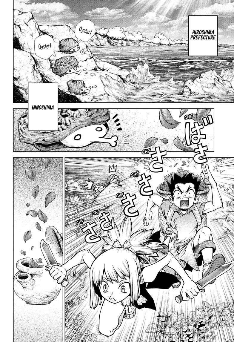 Dr. Stone Manga Chapter 218 page 4 - WWW scene