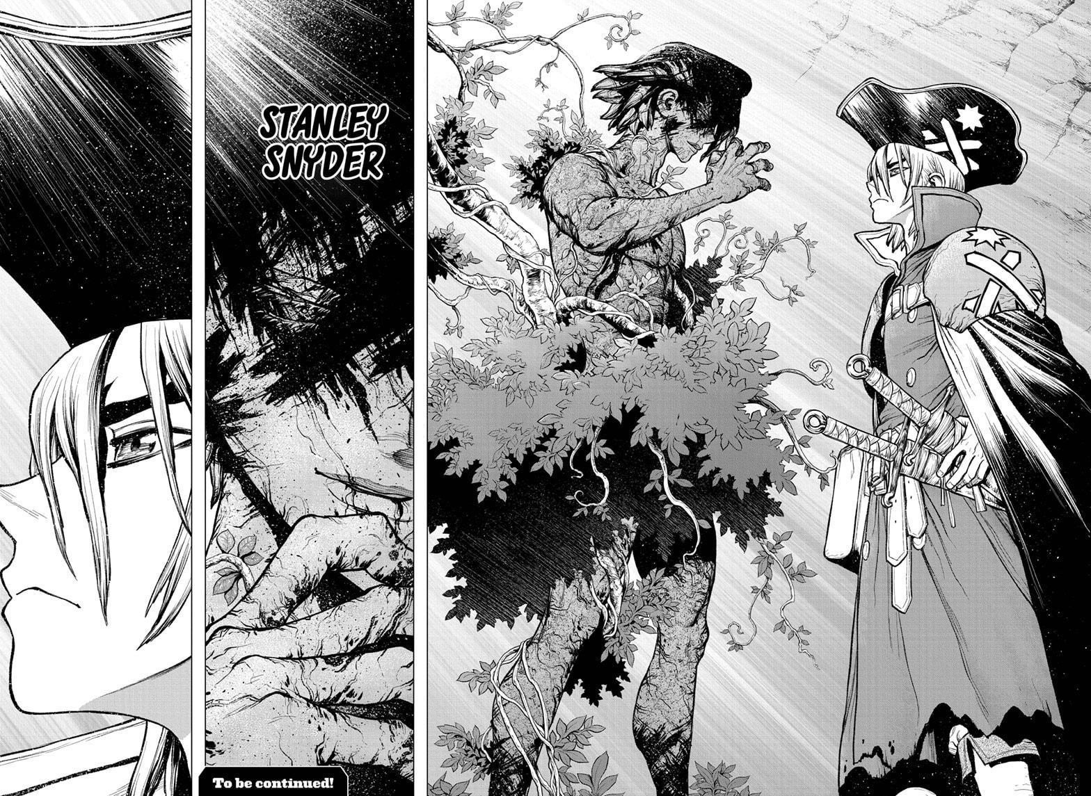 Dr. Stone Manga Chapter 220 page 17 - A Desire for All scene