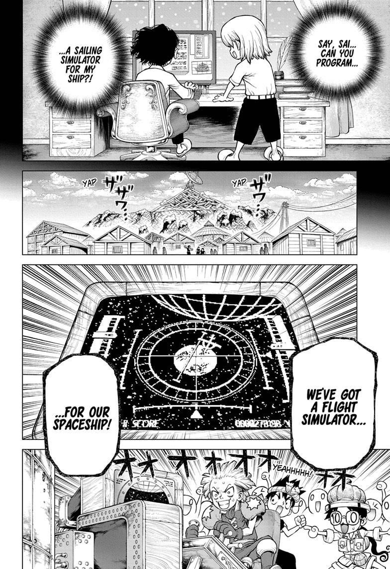 Dr. Stone Manga Chapter 220 page 4 - A Desire for All scene