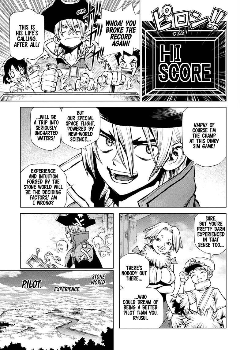 Dr. Stone Manga Chapter 220 page 5 - A Desire for All scene