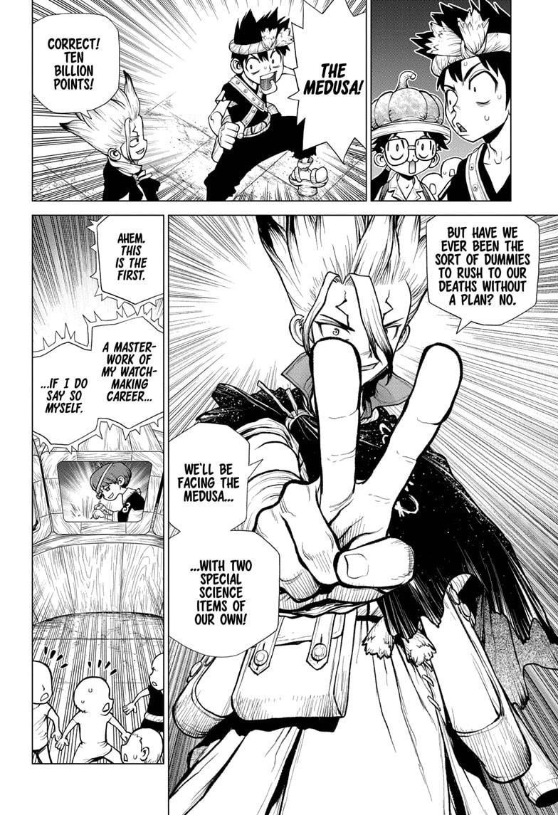 Dr. Stone Manga Chapter 220 page 8 - A Desire for All scene