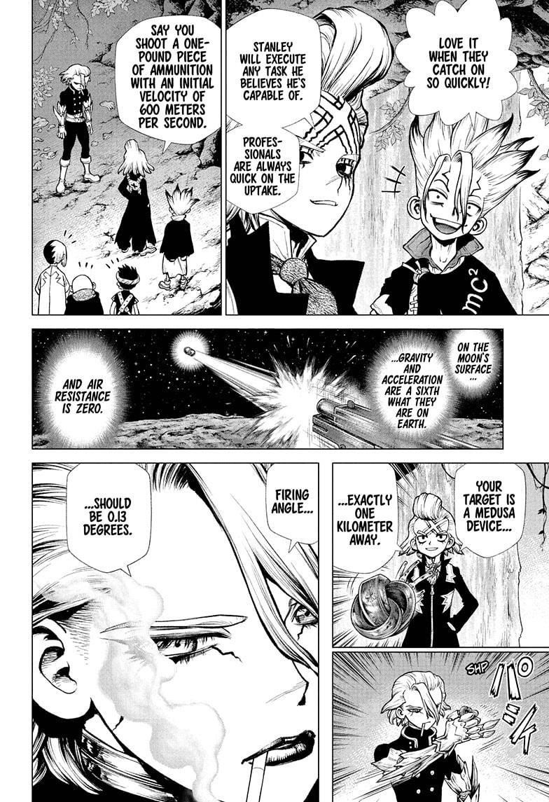 Dr. Stone Manga Chapter 221 page 12 - Entrusting It All scene